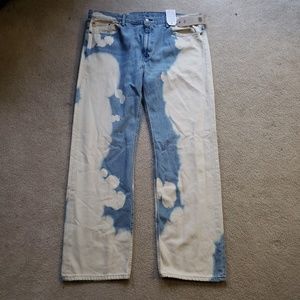 NWT Levi's 569 Men's Tie Dye Denim Jeans Sz 38